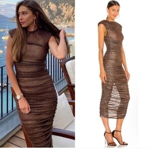 New Bronx and Banco Maya dress in brown Fall Size Xs